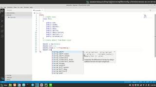 How to use class example 1 in php-oop
