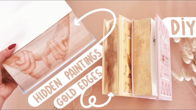 HOW TO: DIY Sprayed Edges (Hardcover and Paperback) - TWO WAYS