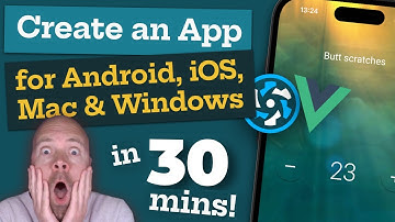 Create an App for Android, iOS, Mac & Windows in 30 MINUTES! (Vue 3 & Quasar 2)