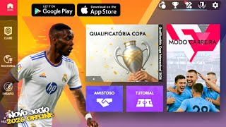 A NEW FOOTBALL GAME 2026 HAS BEEN RELEASED ON THE PLAY STORE WITH CAREER MODE AND OFFICIAL OFFLIN... screenshot 3