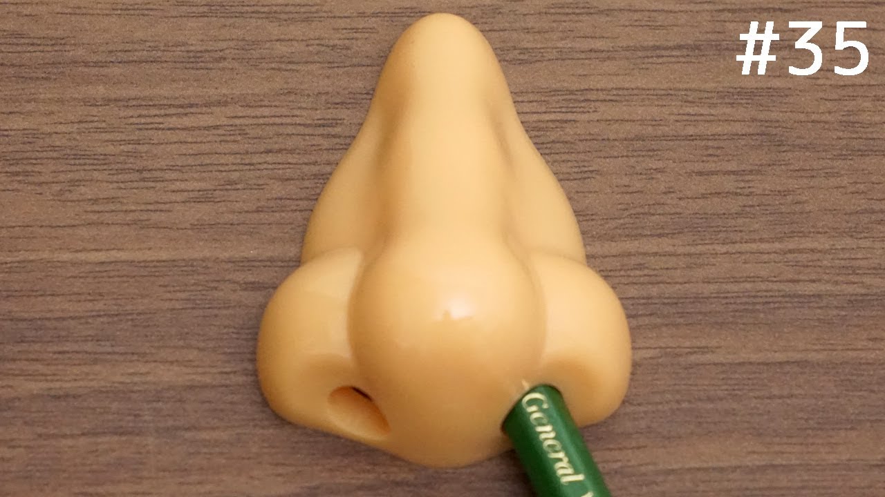 鼻の鉛筆削り Nose Pencil Sharpener Funny Design Stationery Youtube