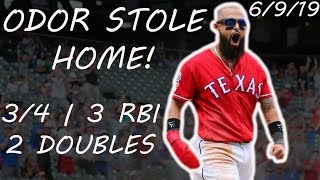 Rougned Odor Steals Home! | June 9, 2019 | 2019 MLB Season Rougned Odor Steals Home! | June 9, 2019 | 2019 MLB Season