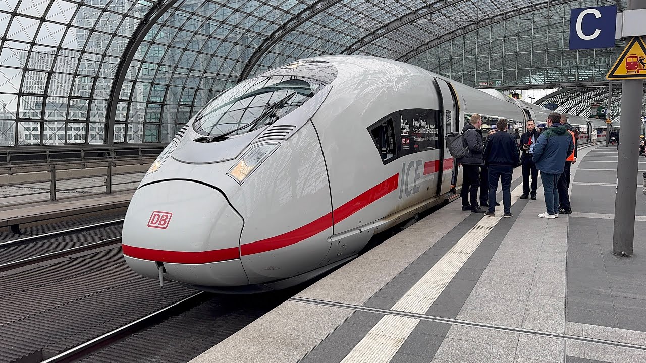 Berlin to Paris ICE Train Full Journey - Eight Hours!
