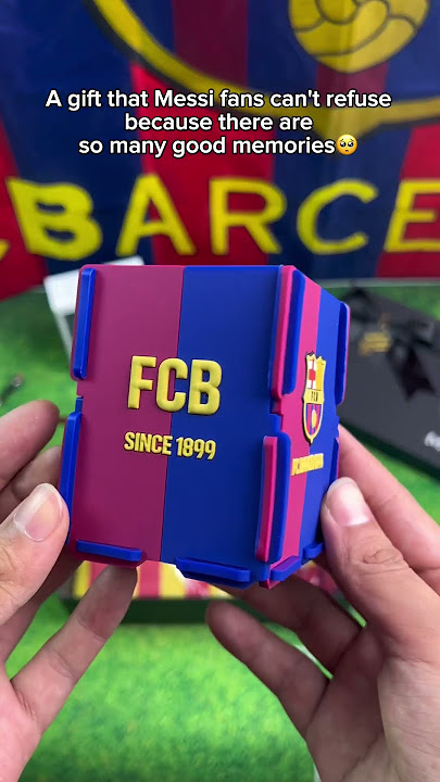 A gift that Messi fans can't refuse, because there are so many good memories#Messi #barcelona