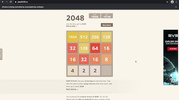 Playing 2048 game with AI