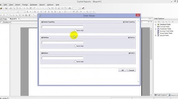 Crystal Report Basic Report using Stored Procedure | iViva