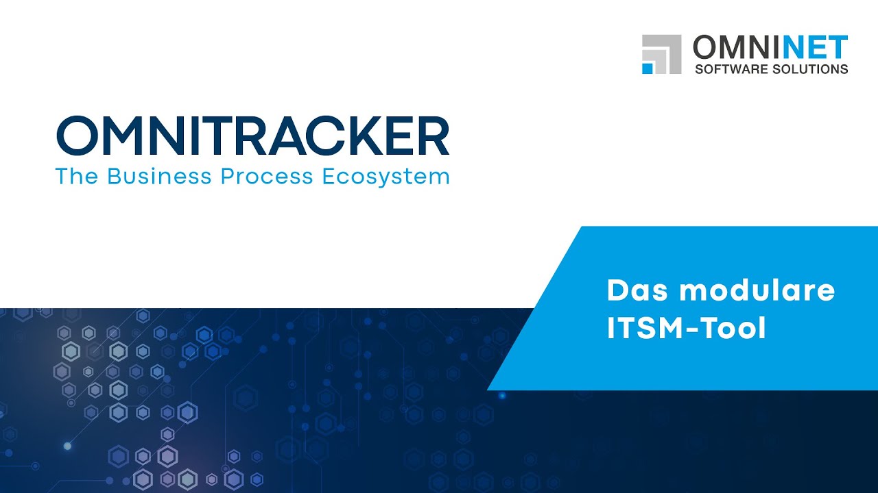 OMNITRACKER - Das modulare ITSM-Tool - YouTube
