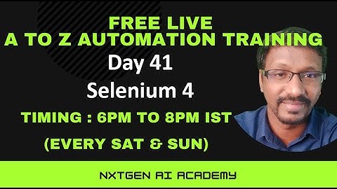 Day 41 | Selenium Webdriver 4 | Authentication|  Taking Screenshots | Chrome Dev Tools | Part 2