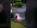 Double bat balloon smash! #shorts #satisfying