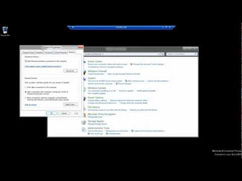 Setup Windows 8 Remote Login & Connect using HOTMAIL from Windows 7 in 10 Seconds