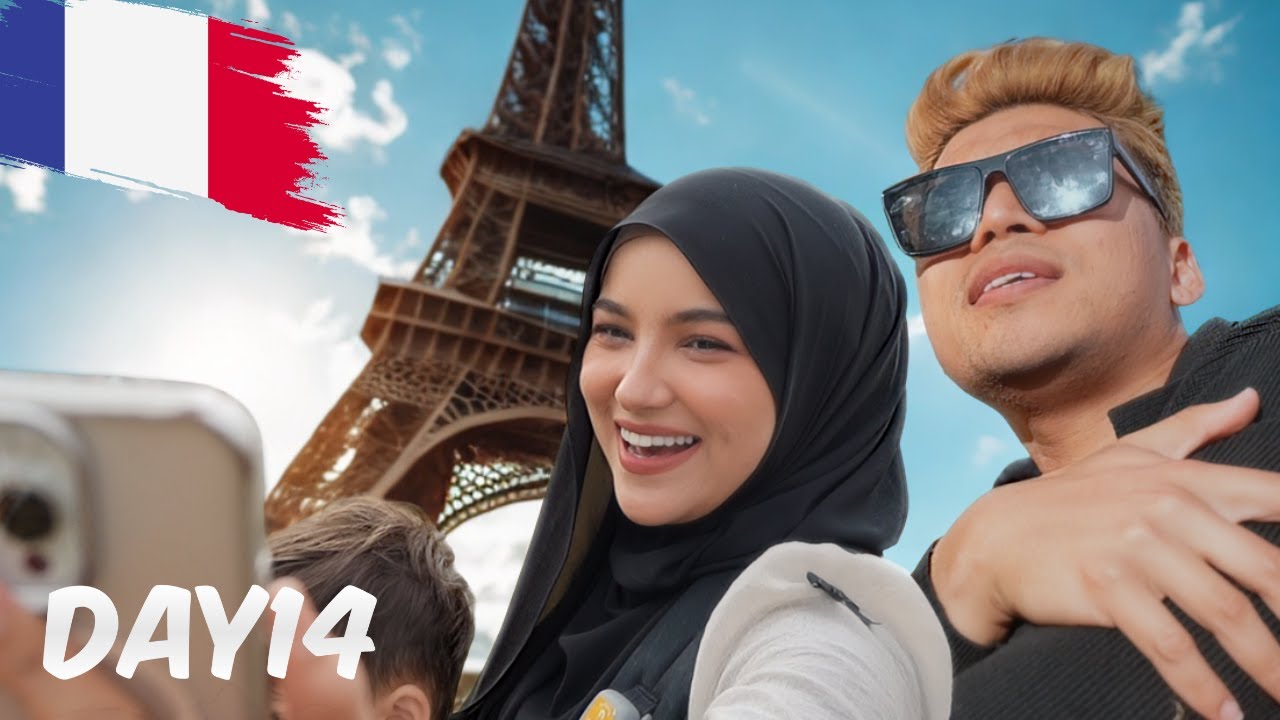 RIAZ SILAT DEPAN EIFFEL TOWER !! LAST DAY AT FRANCE!! 