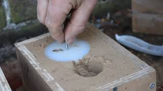 Casting the Inlay for a Cigar Ashtray