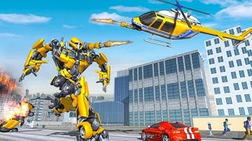 Helicopter Robot Transform – Air Robot Simulator Android | gaming verse |