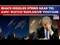 Iran S Missiles Hit Area Near Israel S Tel Aviv Dramatic Visuals Released By Iranian Media Watch