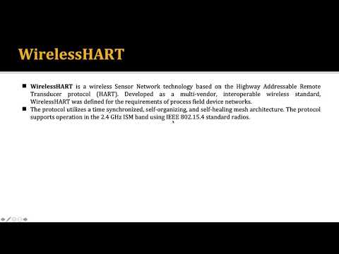 WirelessHART | Lecture - 20
