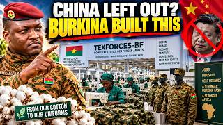 Burkina Faso Just Built Its Own Military Uniform Factory — WITHOUT China