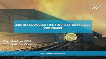 Webinar (Full): Just in Time Access Control