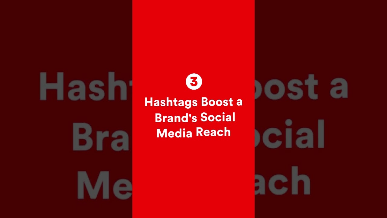 Hashtags drive engagement.