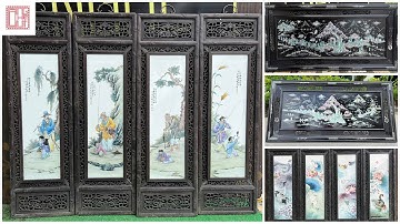 Đồ Xưa Cổ Nghệ Việt Giao Lưu Tranh Sứ Giang Tây,Tranh Xưa Khảm Ốc,Tranh Treo Tường 14/10#congheviet