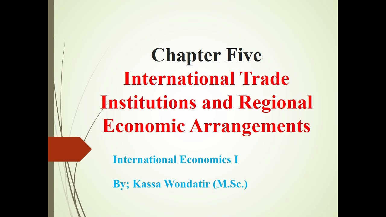 International Economics I Chapter 5  - Lesson 1
