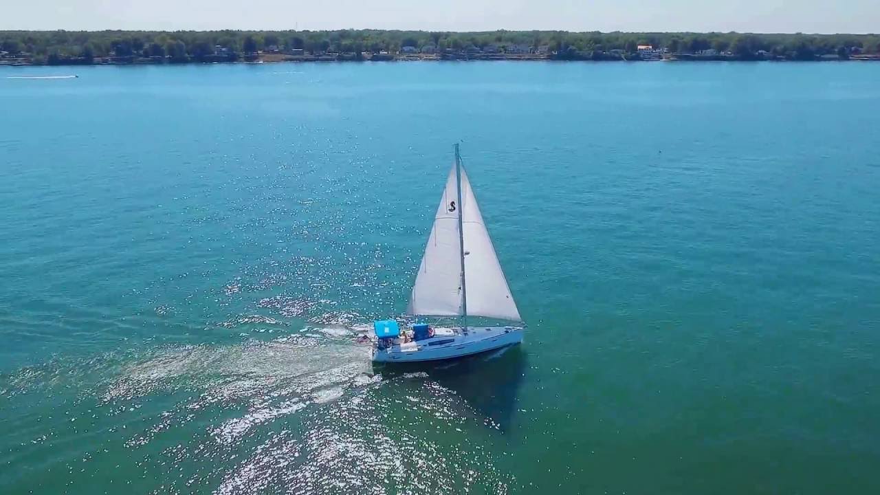 Sail Boat Lake Erie YouTube