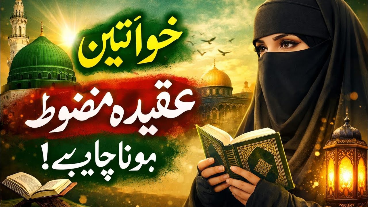 Khawateen ka | akeeda mazboot hona chahye | 