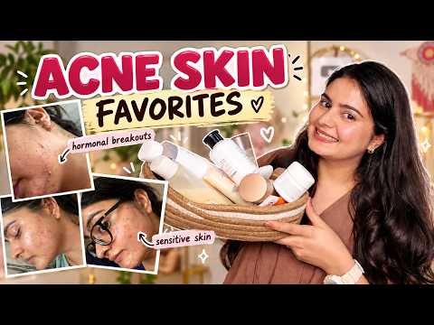 My ACNE skin love these products✅Acne Skincare Routine for Hormonal Breakouts | Kashika