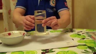 Фокус с водой в стакане и разгадка