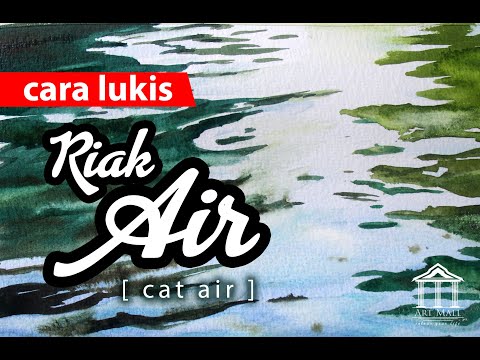 Senang Je Nak lukis Riak Air | step by step |