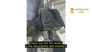 Review Explore Land Outboard Motor Cover - Waterproof 600D Heavy Duty Boat Engine Hood Covers - Fit