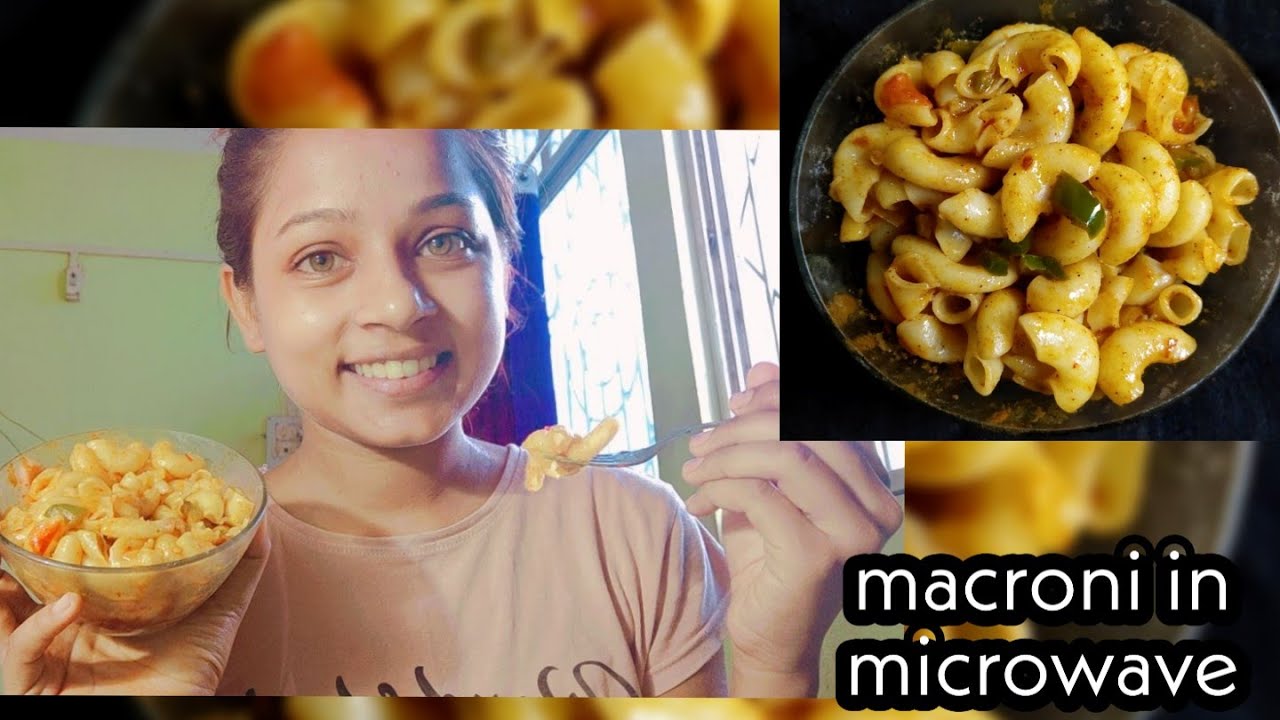 Macaroni in microwave 5 min microwave recipes quick recipes mansi gupta YouTube