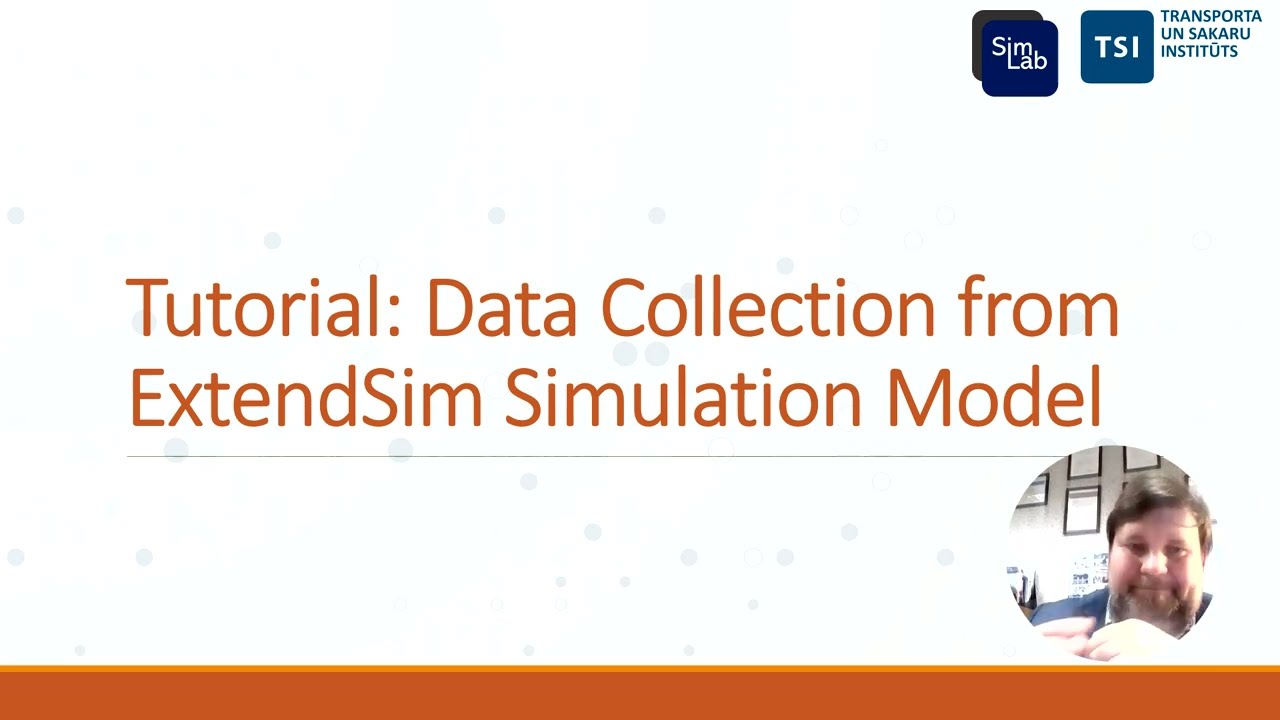 SMTL 05 Tutorial: Data Collection from ExtendSim Simulation Model