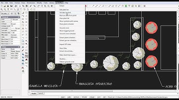 Attach a plant list, assign symbols to plants and generate a plant schedule.