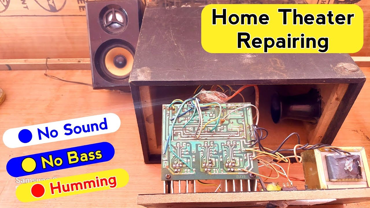 Home Theater में साउंड से जुड़ी सभी प्रॉब्लम ठीक करें home theater