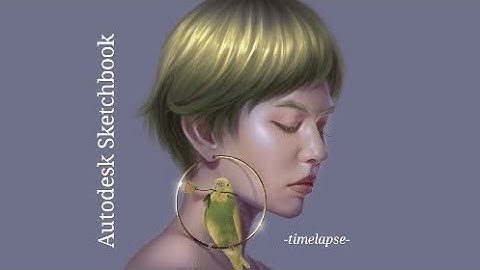 Autodesk Sketchbook Digital Painting -timelapse-