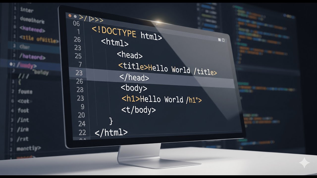 HTML Tutorial for Beginners | How to Create Your First Hello World ...