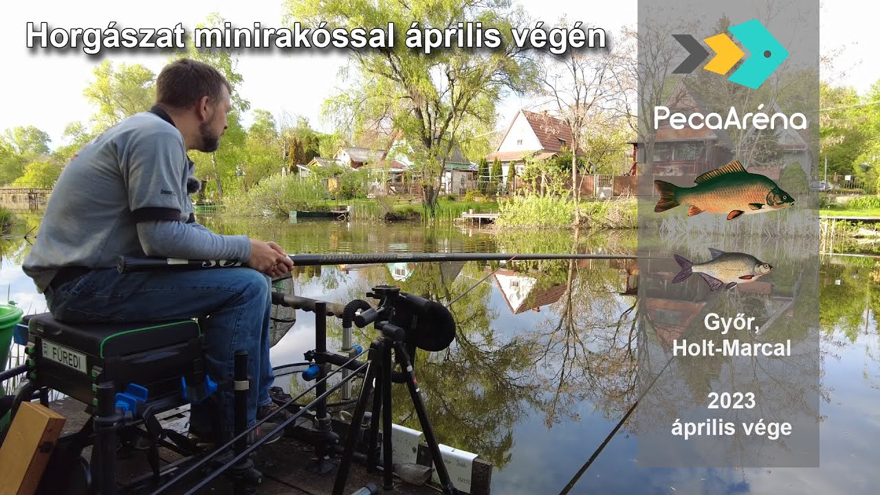 Horgászat minirakóval, április végén
