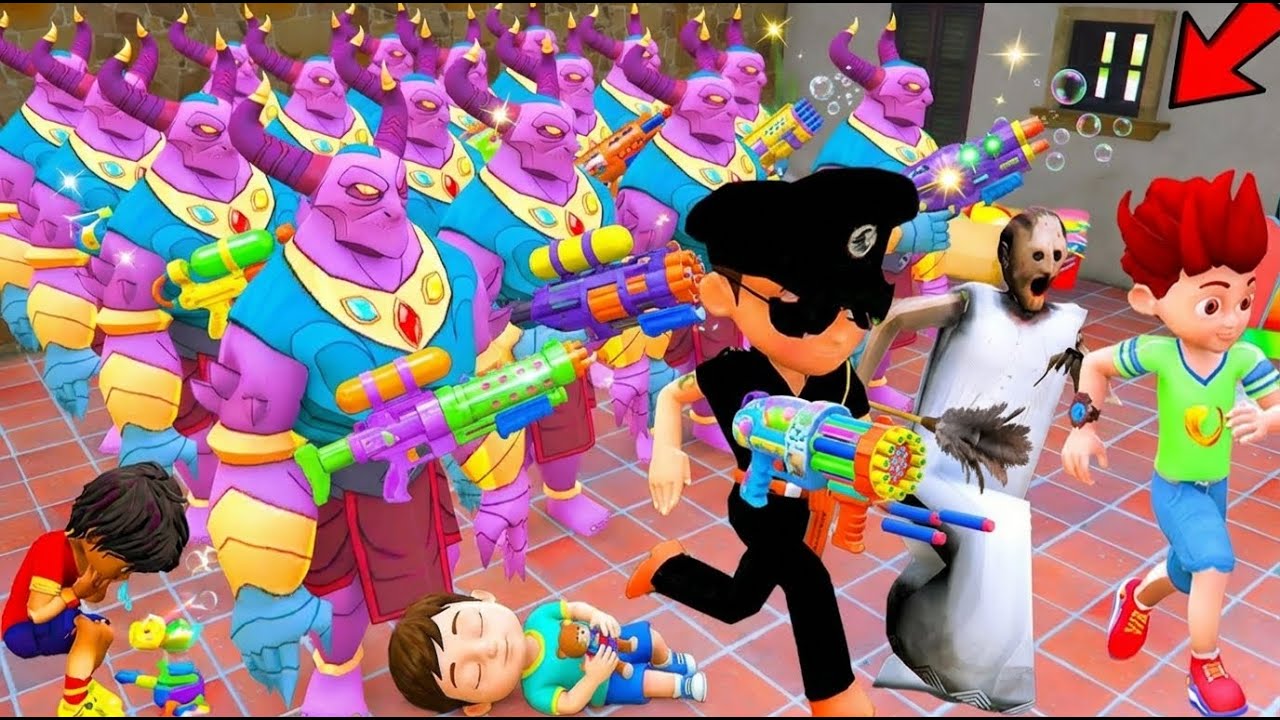 Pink 1000 Kaal Faced Little Singham Shinchan Kicko in GTA 5 | Little Singham Cartoon New