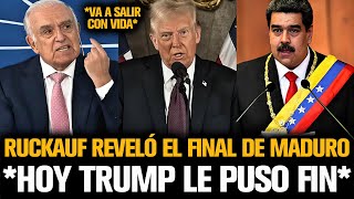Ruckauf Reveló El Final De Maduro Tras El Mayor Anuncio De Trump