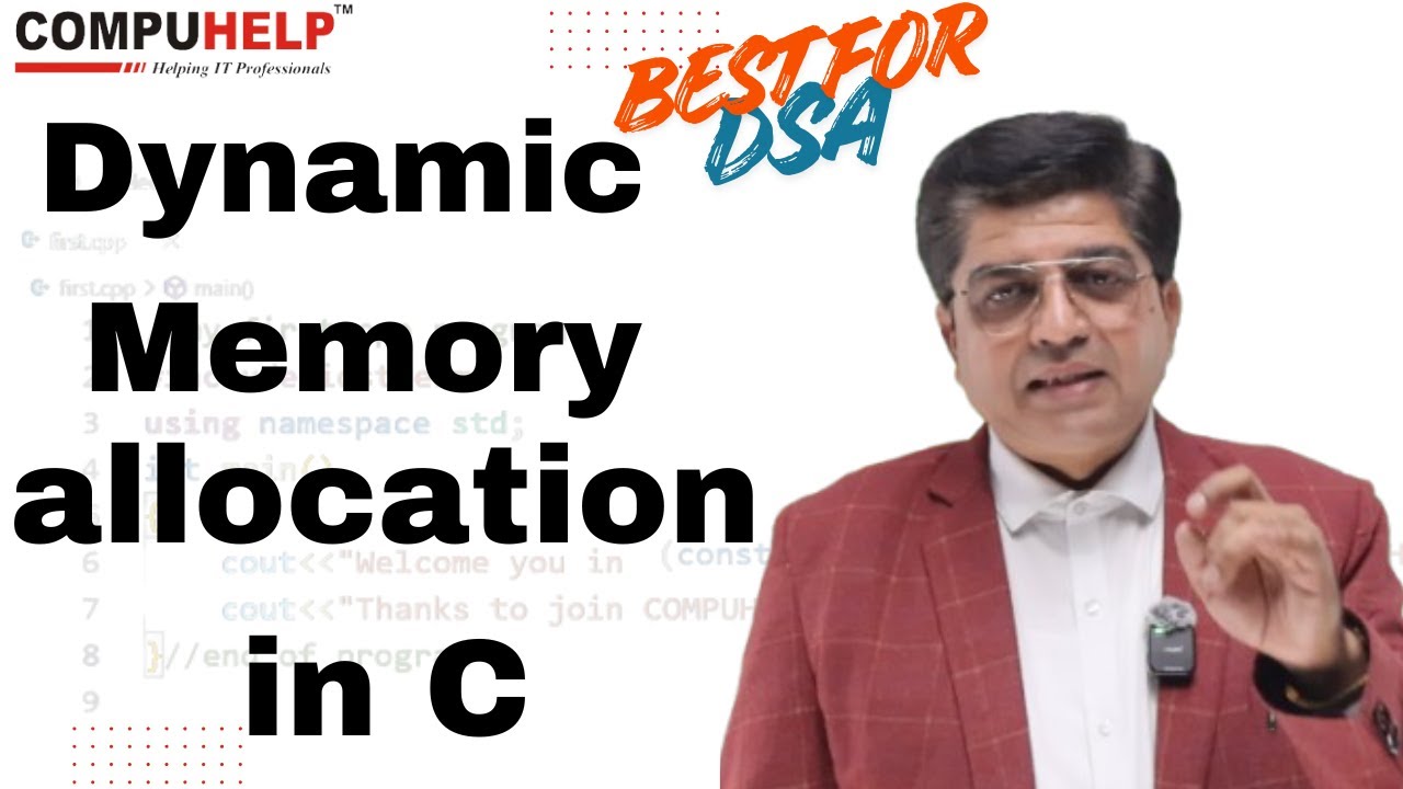 Dynamic Memory Allocation in C | malloc() and free() function |Theory ...
