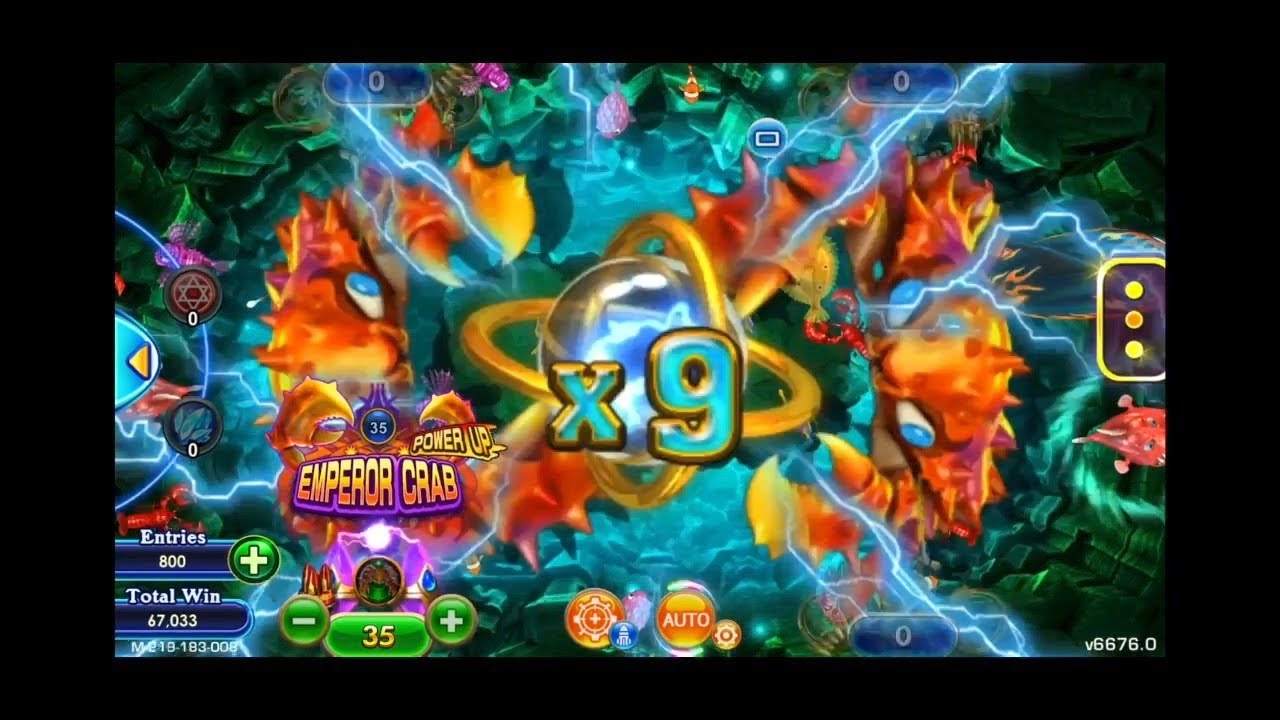 Emperor Crab Thunder Power Up x 9! - Big Win!