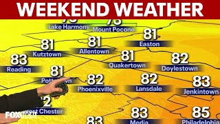 Weather Authority: Philly weekend forecast looks bright before Monday storms return