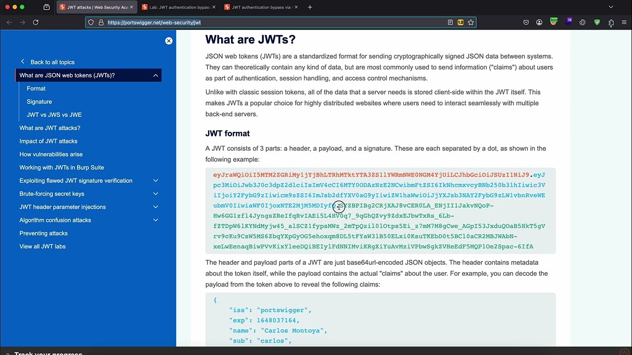 Lab: JWT authentication bypass via flawed signature verification | Learn Cyber