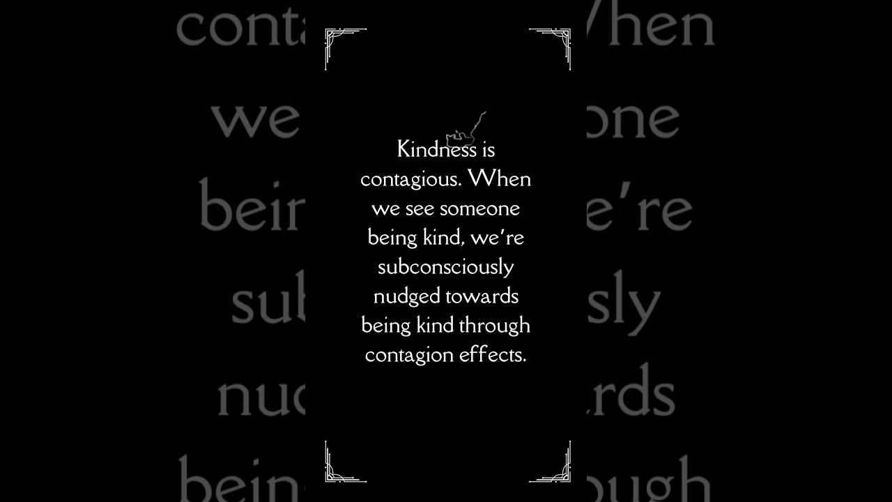 The Kindness Dividend