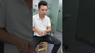 🔥 | Amazing rope design 24 carat gold bangle making process | 🔥 #shortsvideo #goldjewellery