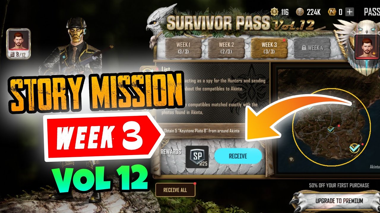 🔥PUBG NEW STATE WEEK 3 VOL 12 MISSION LOCATION 😍 PUBG NEW STATE NEW UPDATE | Ankur Saini