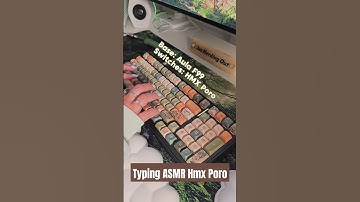 Typing with HMX Poro & Aula F99 #typingasmr #keyboardasmr #asmr #mechanicalkeyboard #keyboard #hmx