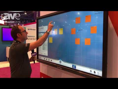 InfoComm 2018: T1V Explains ThinkHub Agile With Ability to Create Virtual Stickynotes