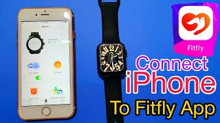 How to pair fitfly app in iphone | How to connect FK 78 Smartwatch with Fitfly app and features screenshot 2