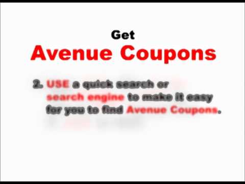 How To Get Avenue Coupons